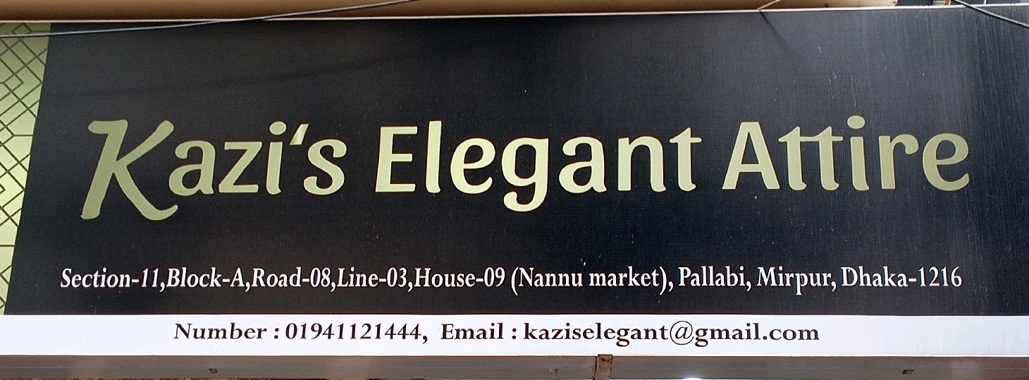 Kazi's Elegant Attire
