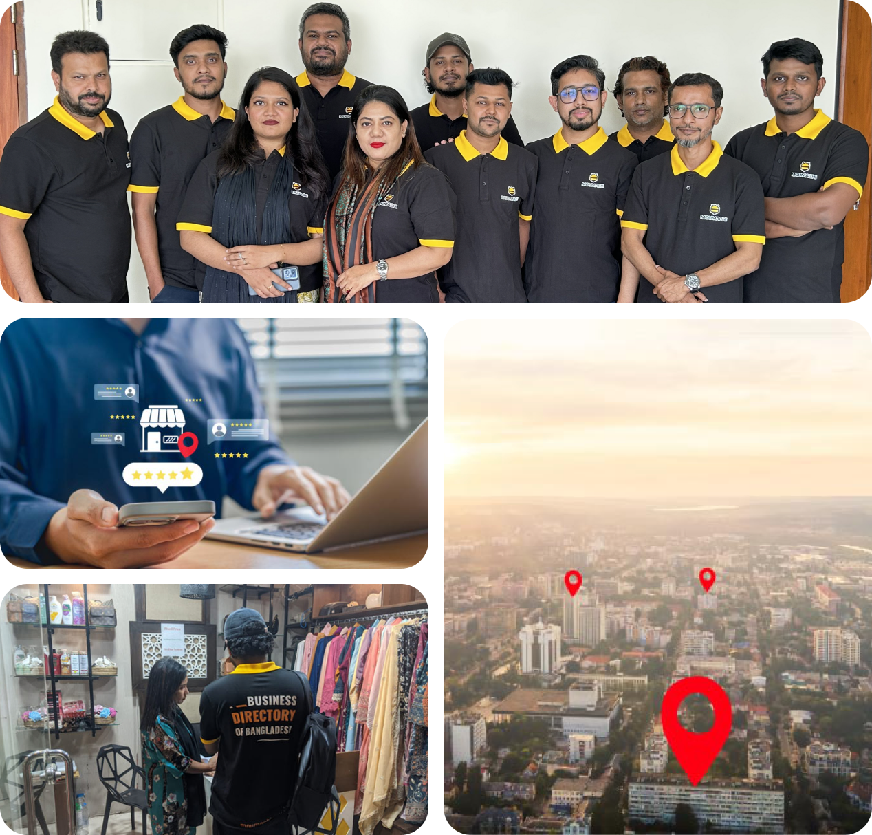Moumachi team and local business coverage across Bangladesh